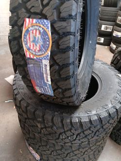 New set of tires all terrain 265 70 17