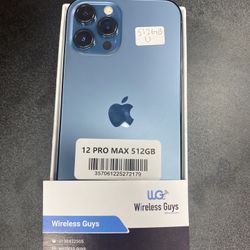 SALE iPhone 12pro Max 512gb Fully Unlocked 