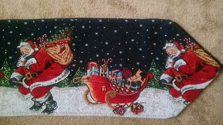 70 inches x 12 inches Christmas Table Runner