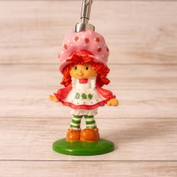 Strawberry Shortcake Soap Dispenser | Cute Vintage Bathroom Decor   Adorable Strawberry Shortcake themed soap dispenser in great condition. Features b