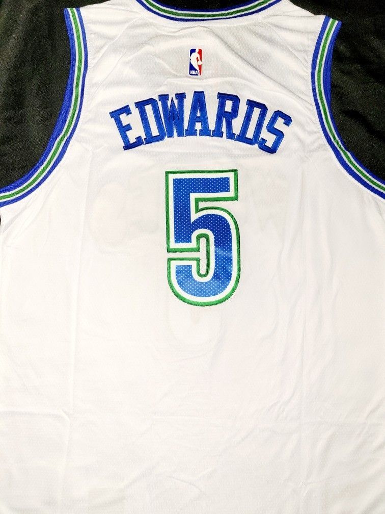 TIMBERWOLVES Anthony Edwards jerseys (S, M, L, 2XL, 3XL) 
