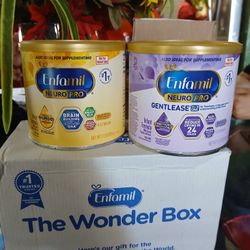 Two 7.2 Oz Enfamil  