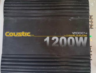 Coustic 1200C4 4 Channel Amplifier 1200W