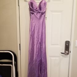 SILK Lavender Morilee by Madeline Gardner dress