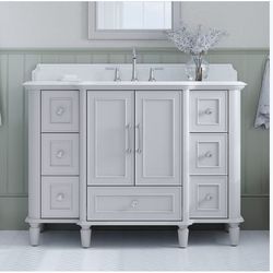 NEW 48” Bathroom Vanity – Allen + Roth