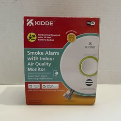 Kidde Hardwired Smart Smoke Detector with Indoor Air Quality Monitor 