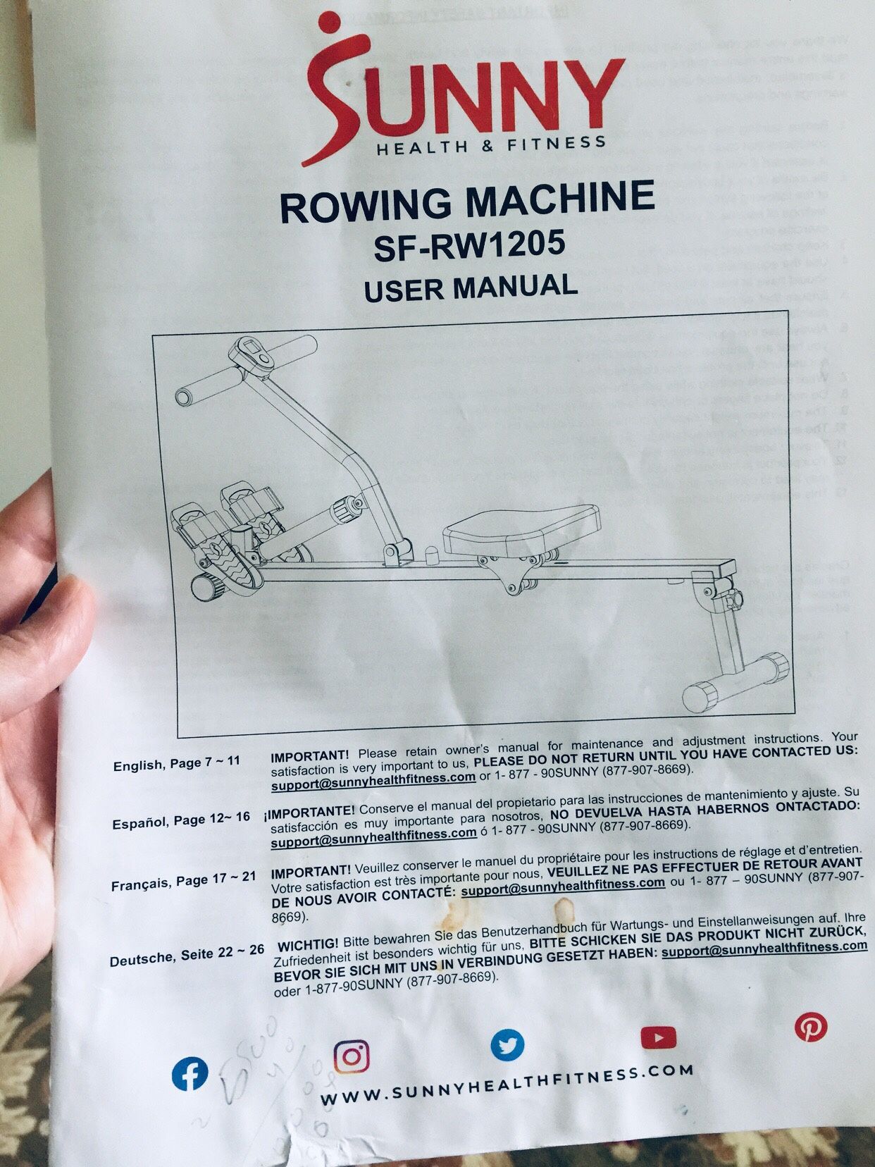 Rowing Machine New