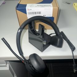 Poly Voyager 4310 UC Wireless Headset Noise Cancelling 