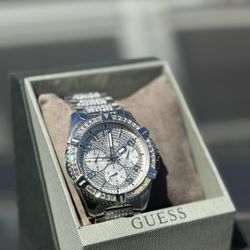 GUESS - STAINLESS STEEL DIAMON WATCH