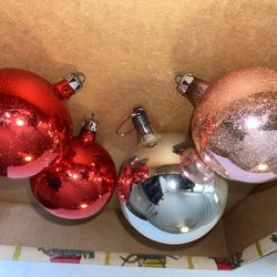 Mix Lot Mercury Glass Christmas Ornaments Poland