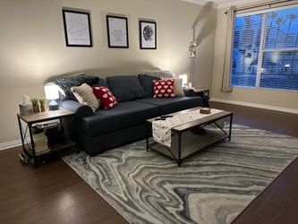 Blue Sofa Couch