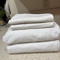 Nancy Koltes Fine Linens King Size Flannel Sheets 