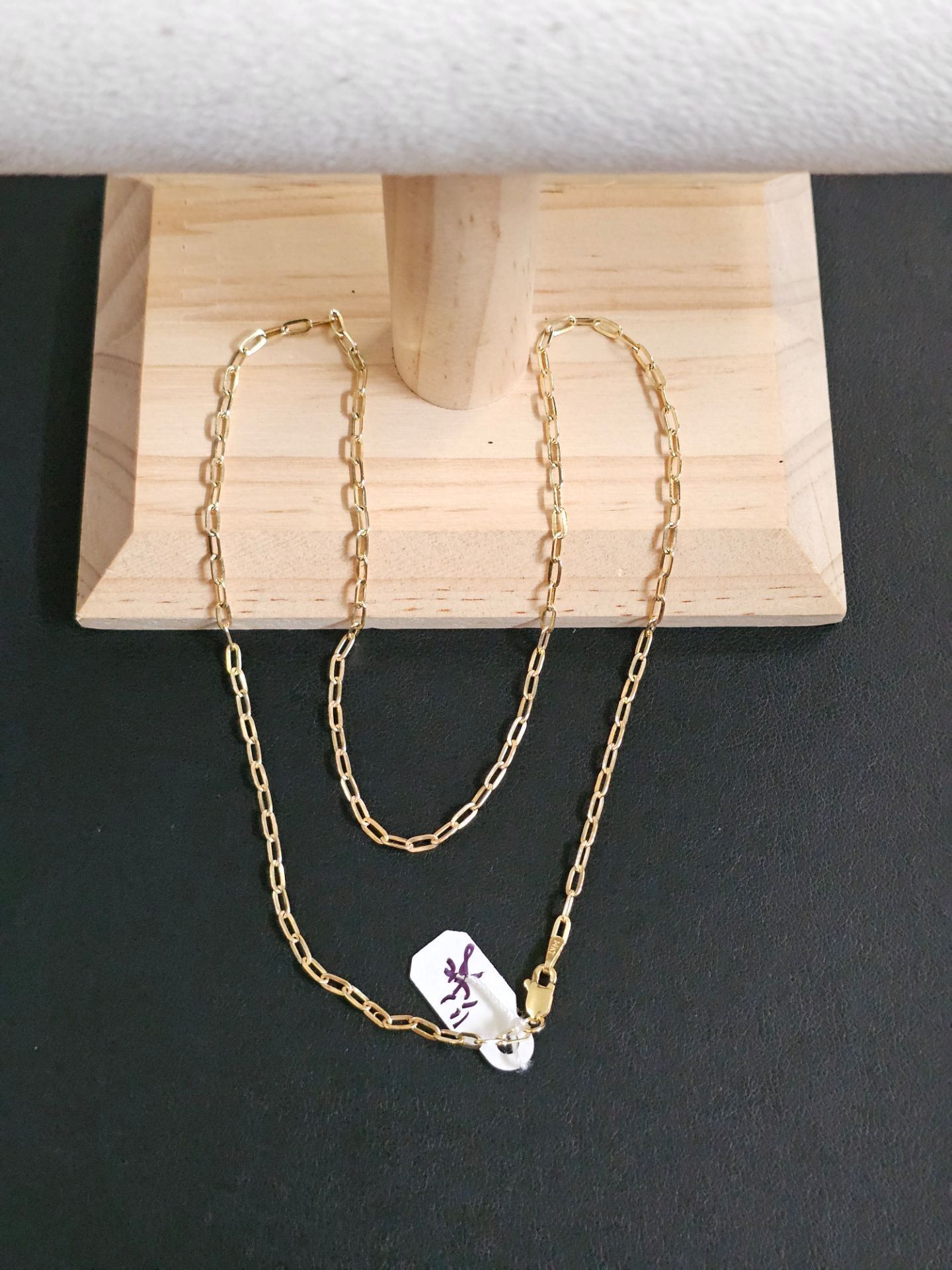14k gold necklace 18 inch