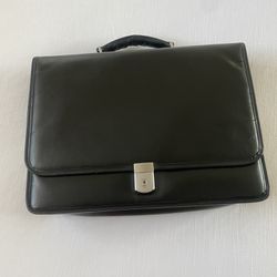 McKlein USA LEXINGTON 15" 100% Leather Flap Over Laptop Briefcase
