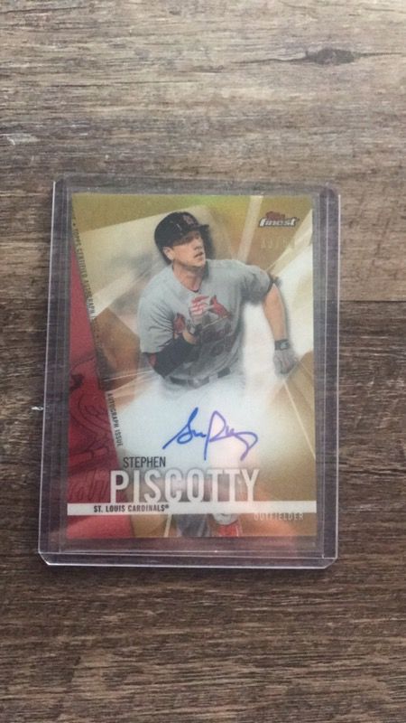 Diaz and piscotty autograph