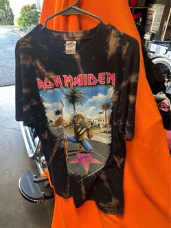 Vintage concert, Los Angeles Iron Maiden Graphic Band Tee