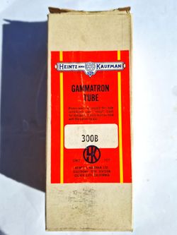 Vintage Western Electric 300B Vacuum Tube (1987) USA, Excellent Condition NOS