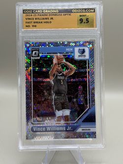 2024-25 Panini Donruss Optic Vince Williams Jr. Fast Break Holo #198 OCG 9.5