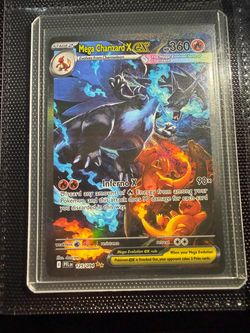 Mega charizard X EX 125/094 mint TRADES IN MY FAVOR READ DESCRIPTION