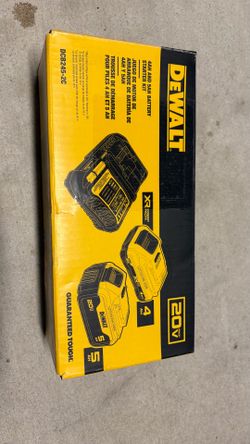 DeWALT,  4Ah & 5Ah Battery& charger starter kit, 20V