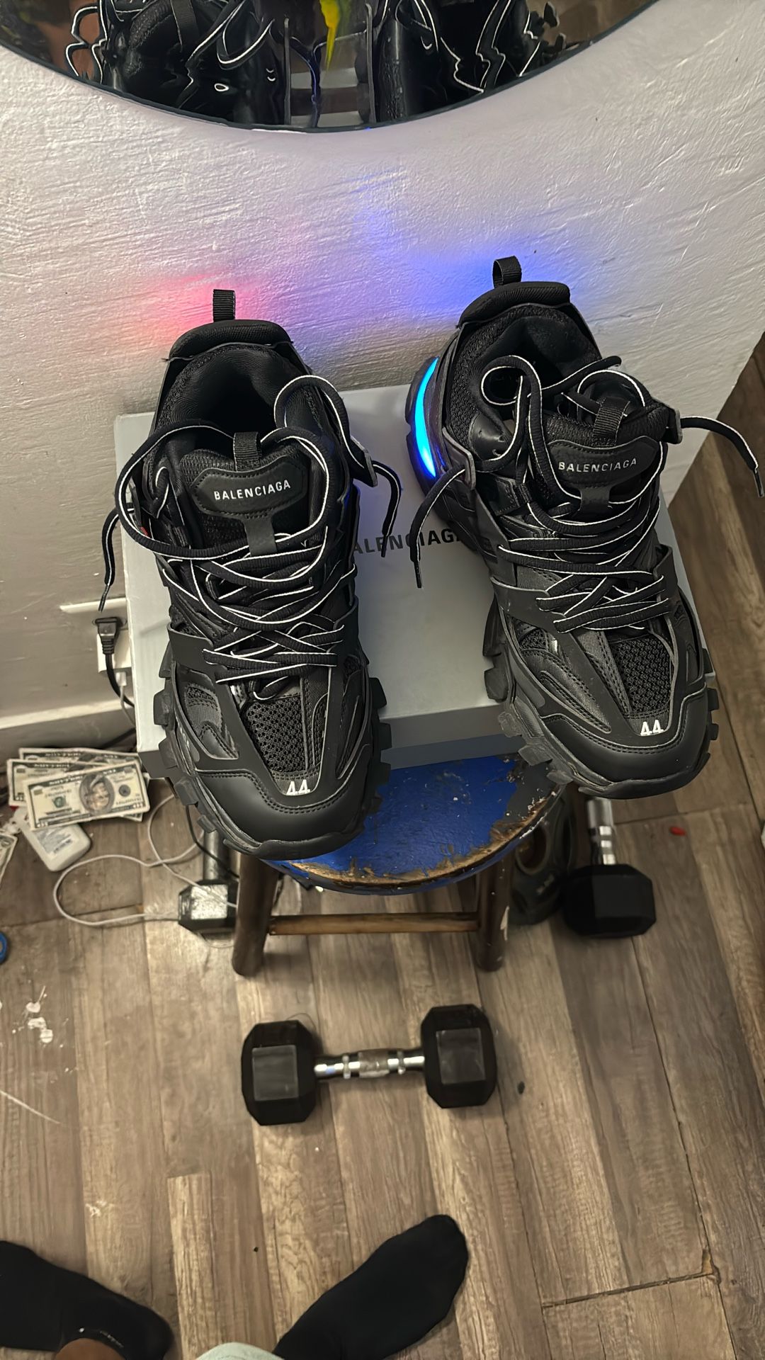 Balenciaga Track Runners Led
