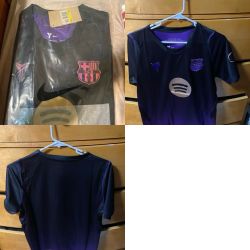 Barca away jersey small-XL only