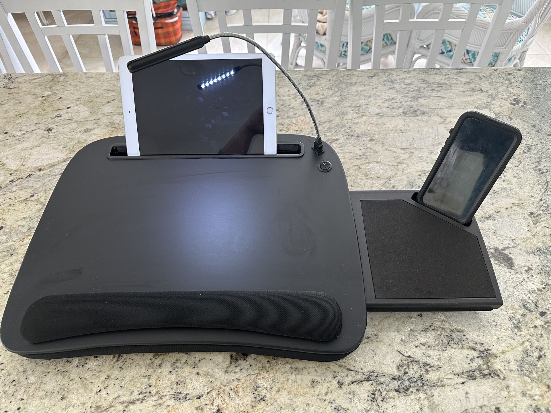 Lap Desk Portable W/USB Light