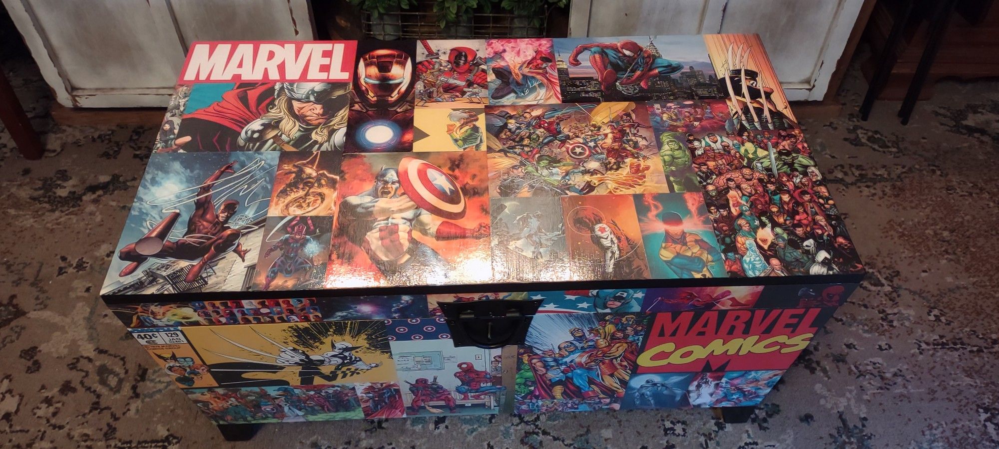 Marvel Trunk Toybox Chest Storage Bench