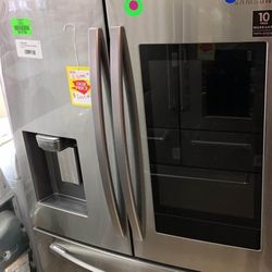 SAMSUNG RF28RSR Family Hub 27.7-cu ft 4-Door French Door Refrigerator