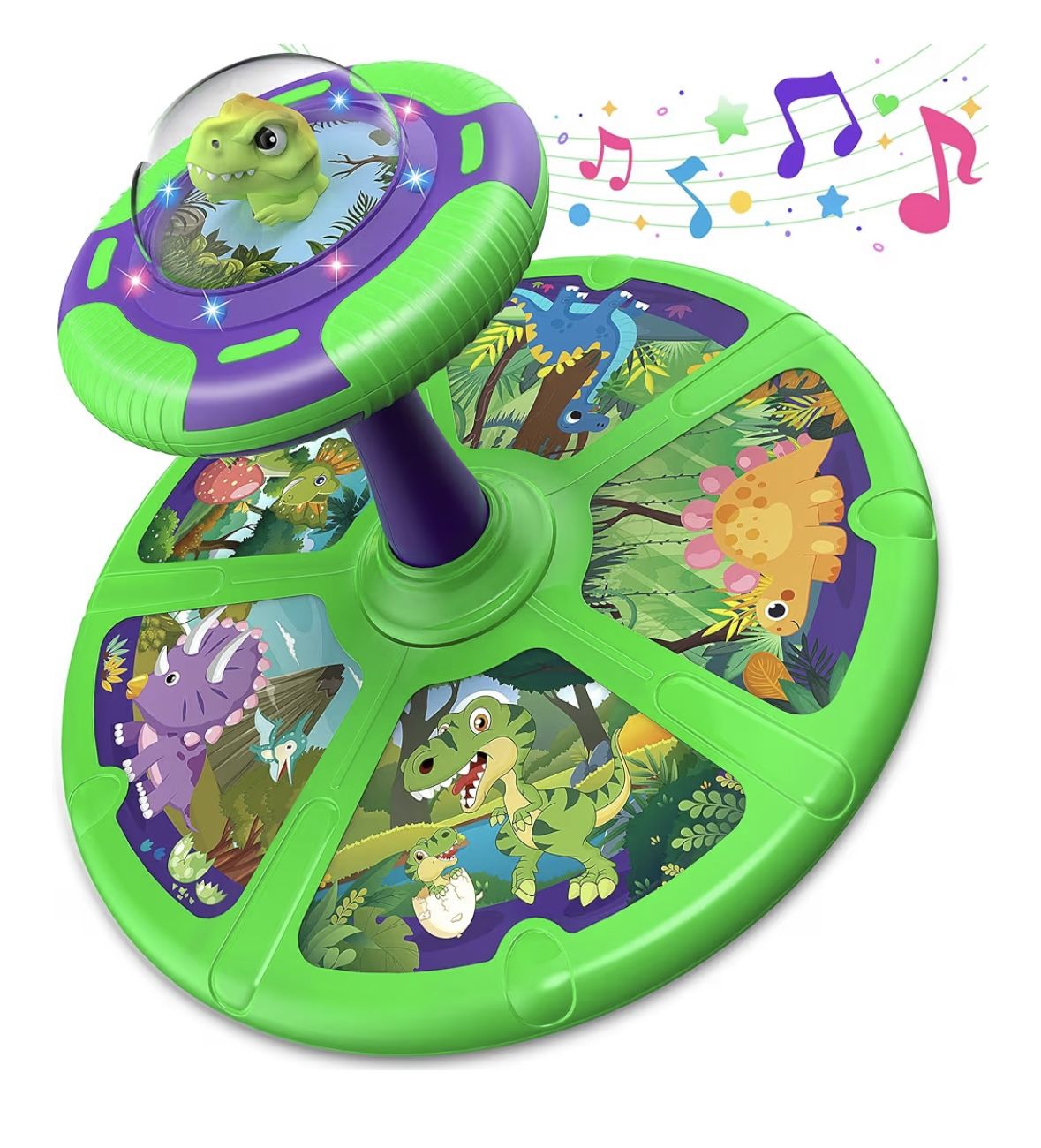 Toddler Dinosaur Sit And Spin Toy