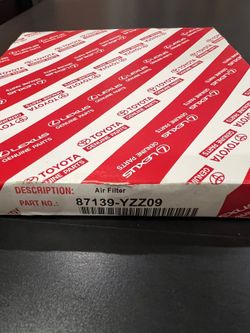 Toyota Genuine Cabin Air Filter 87139-YZZ09 – New/Sealed