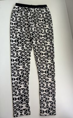 Geometric Black and White Leggings