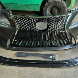  FOR 2006 - 2013 LEXUS IS250 IS350 FRONT BUMPER CONVERSION TO 14+ F-SPORT