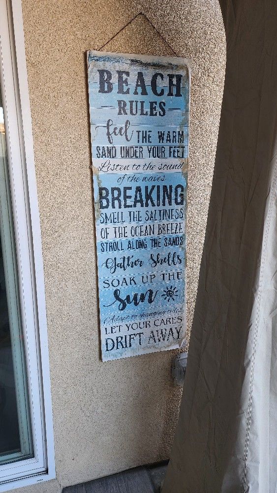 Beach Sign