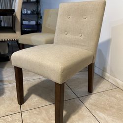 Four (4) Armless Dining Chairs (Target Brand)