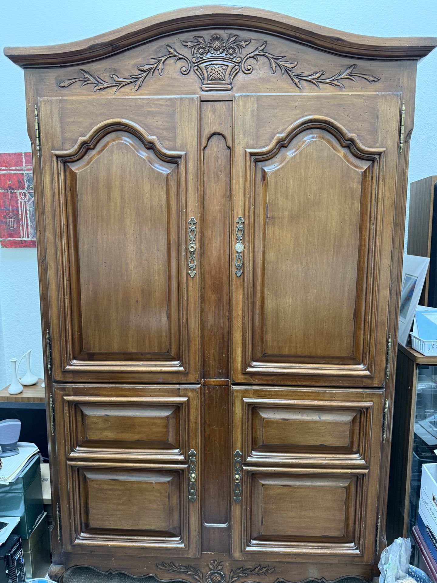 DISCOUNTED Beautiful Armoire HandCrafted By the Renown Wellesley Guild