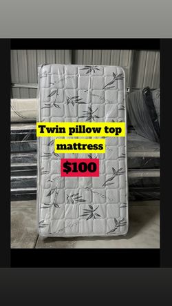 Twin pillow top mattress