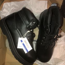 DR SCHOLL’S WORK BOOTS SIZE 9 1/2 M BLACK