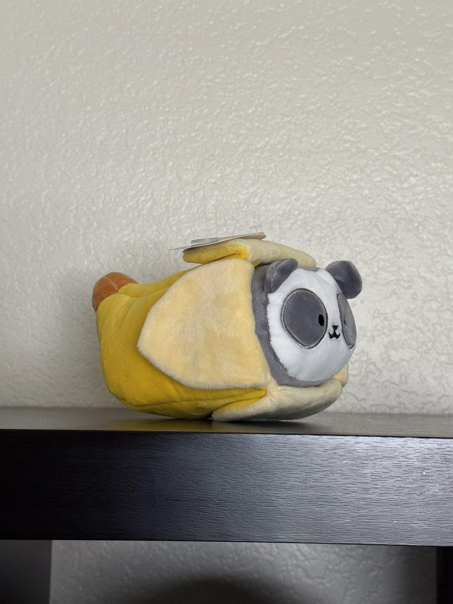 Pandaroll banana Anirollz plushie 6in