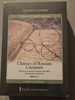 The Great Courses Classics Of Russian Literature Book & DVDs