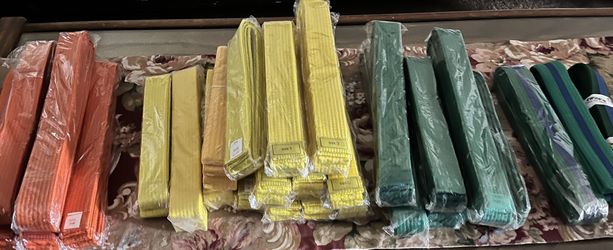 NeW Colored Belts, Martial Arts 1.00 Each