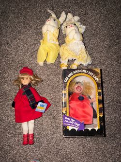 Vintage Doll and Toy Lot of 4