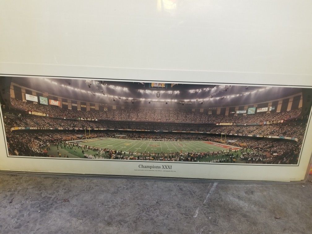 Super Bowl XXXI Panorama print