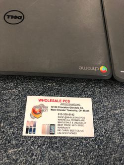 Chrome book plus warranty &109
