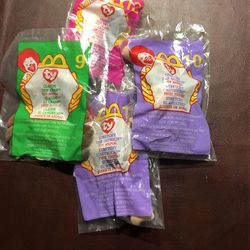 McDonald’s Beanie Babies 9 10’s and 12