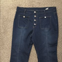 Shein plus size bell bottom jeans brand new