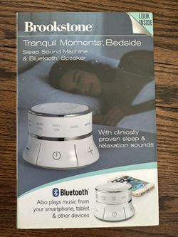 Brookstone Sleep Machine Bluetooth Speaker 