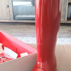 Red Hunter Boots