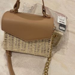 Straw Handbag Crossbody 