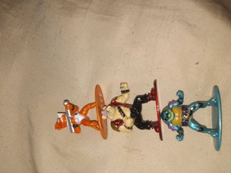 Tmnt 3 nano figures metal